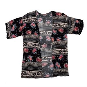 5 for 20 Pink Peony floral casual kimono